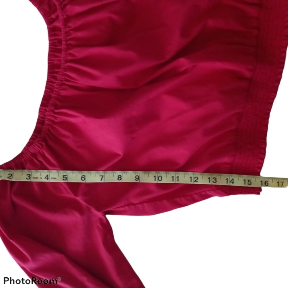 Hollister Red Crop Top. Size S - Picture 4 of 10